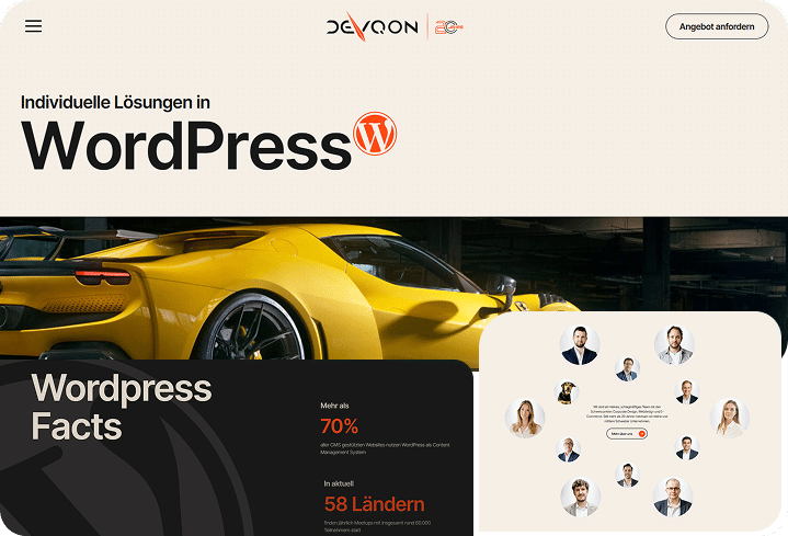 DevQon website preview